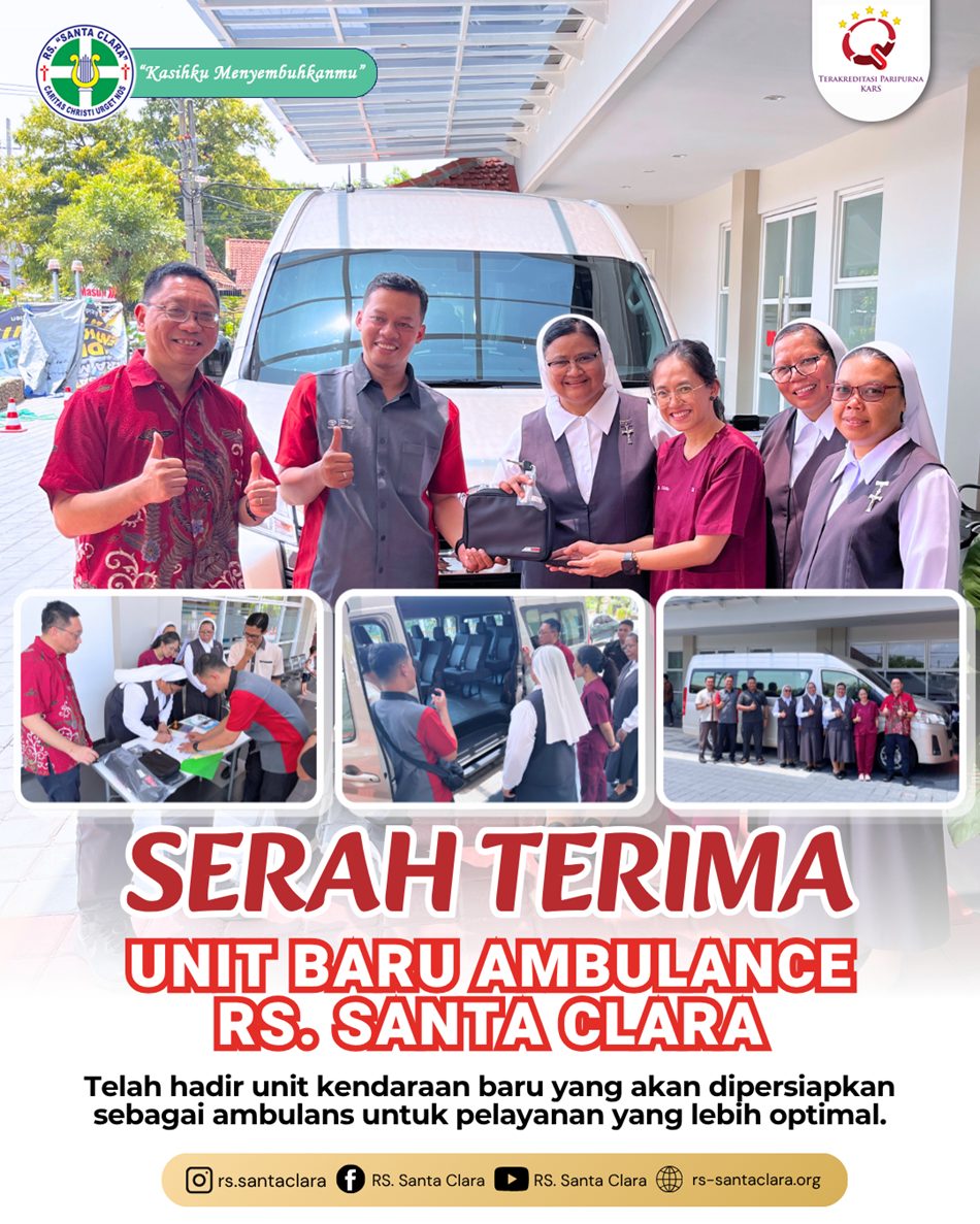 Serah Terima Unit Baru Ambulance RS. Santa Clara