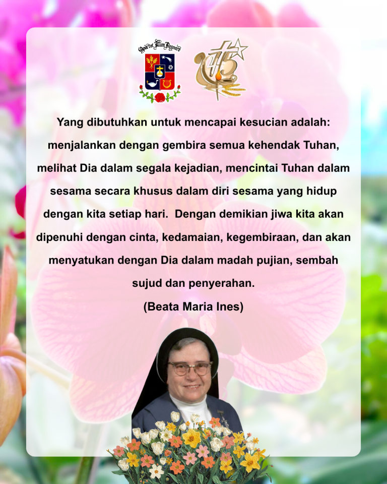 (Kamis, 9 April 2026) Misionaris Claris Madiun