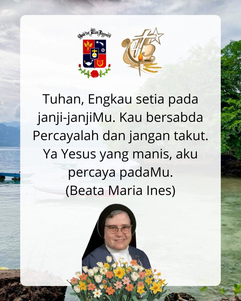 (Senin, 6 April 2026) Misionaris Claris Madiun